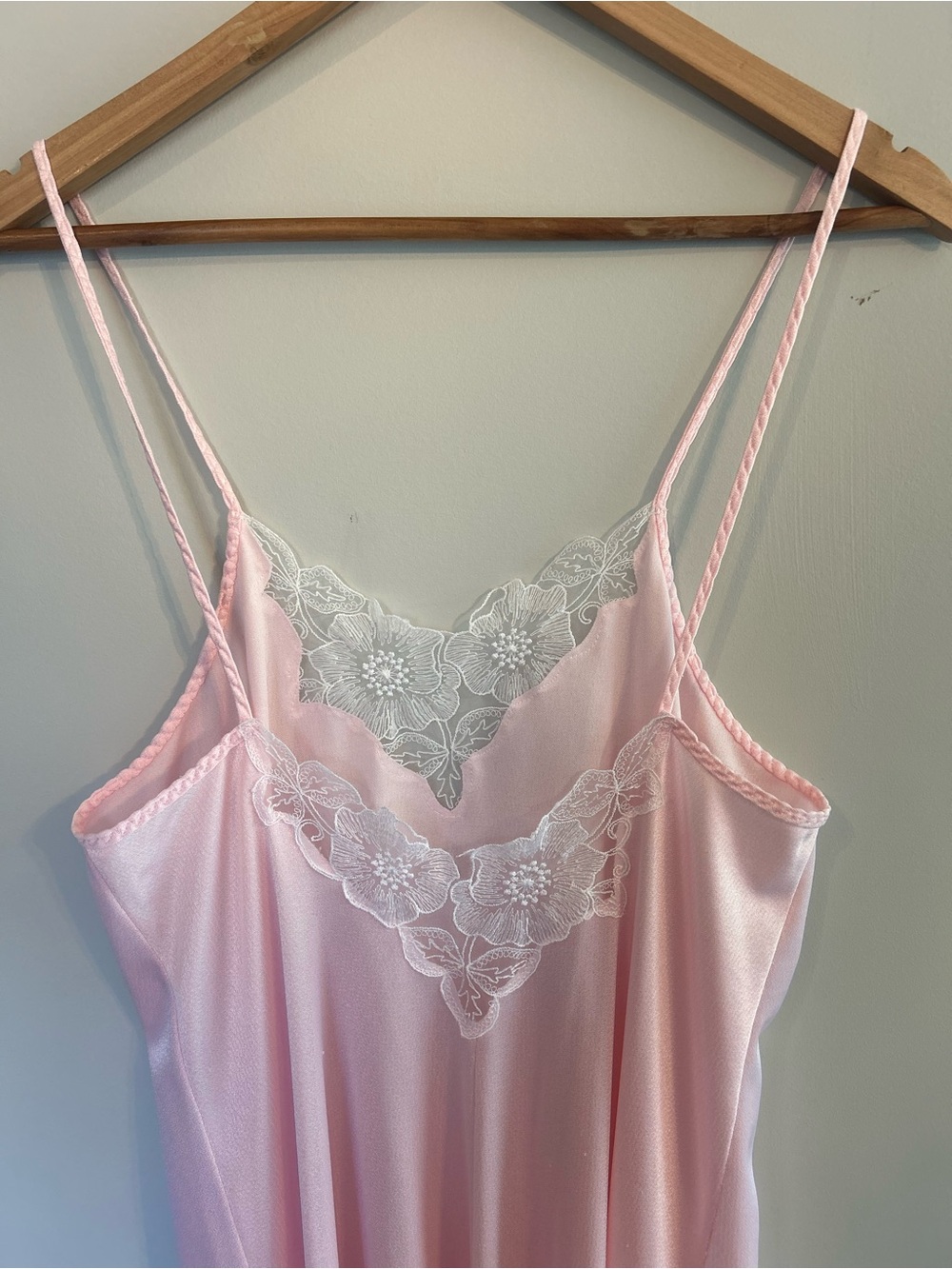 Vintage Belimage by Gregg Pink Lace Nightgown Romantic Feminine Slip Dress - Picture 3 of 6